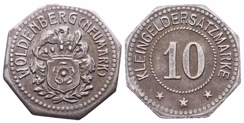 Nouzové ražby, 10 Pfennig b.l. - Woldenberg
