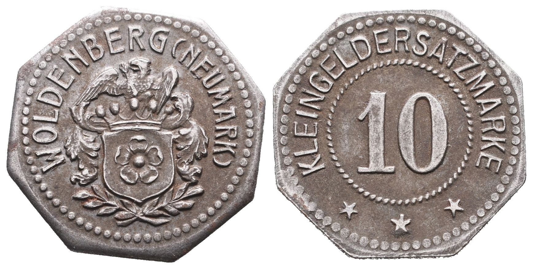 Nouzové ražby, 10 Pfennig b.l. - Woldenberg