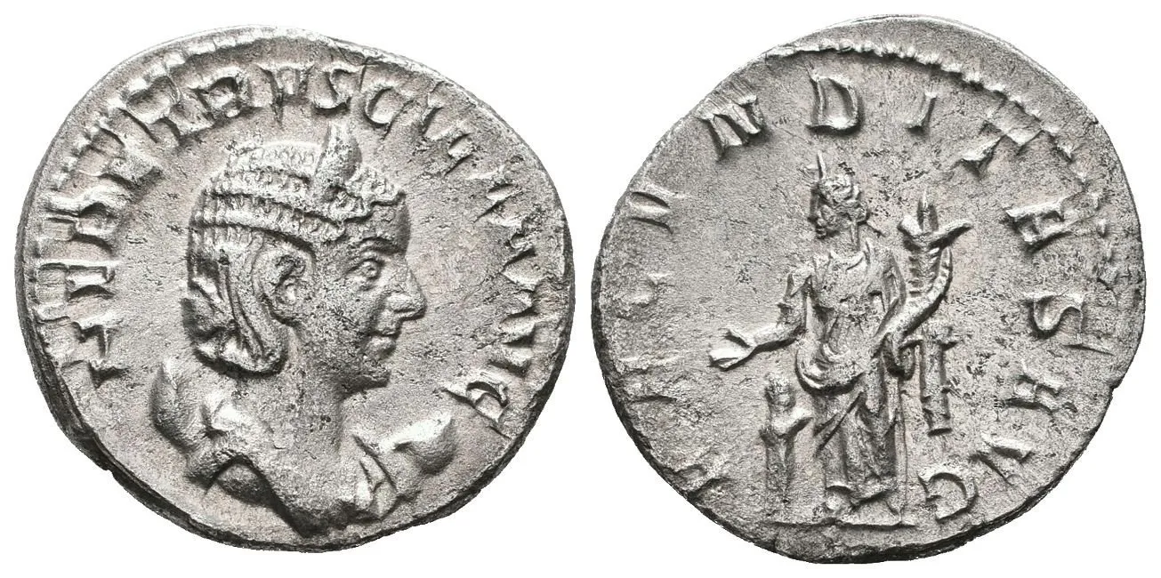 Herennia Etruscilla, manželka Trajana Decia — 1