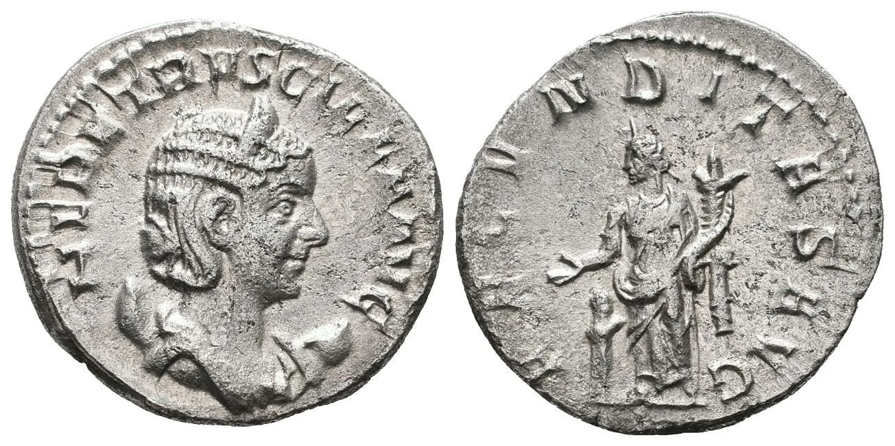 Herennia Etruscilla, manželka Trajana Decia — 1