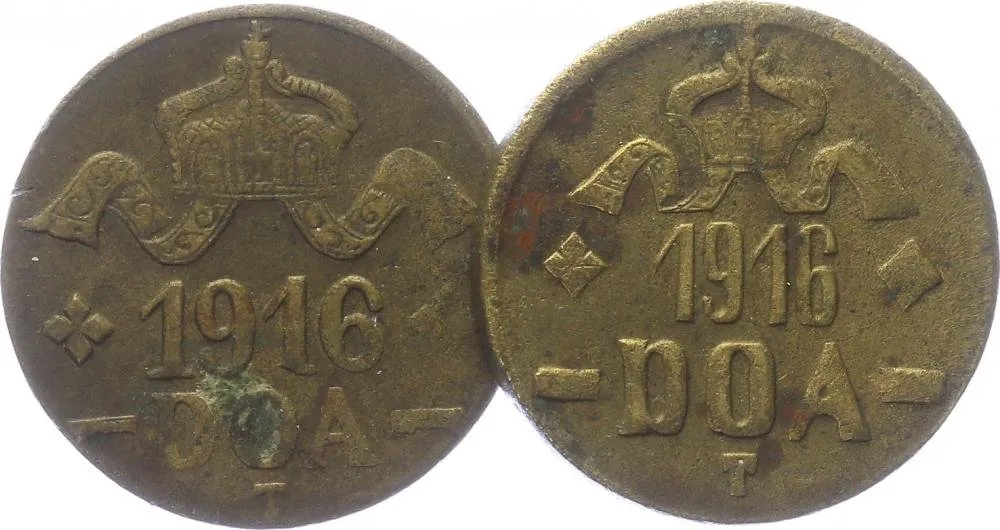 Koloniální ražby, Německá Východní Afrika — 1