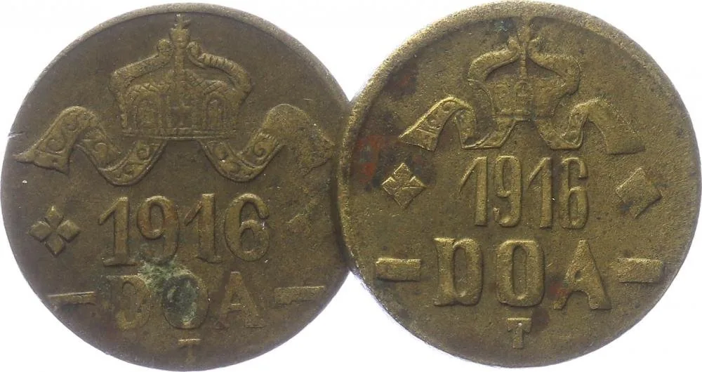 Koloniální ražby, Německá Východní Afrika — 1
