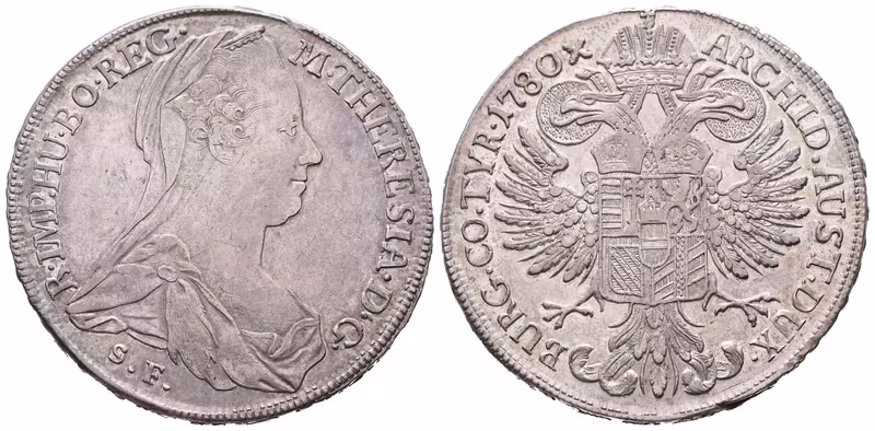 Marie Terezie, Tolar 1780 SF