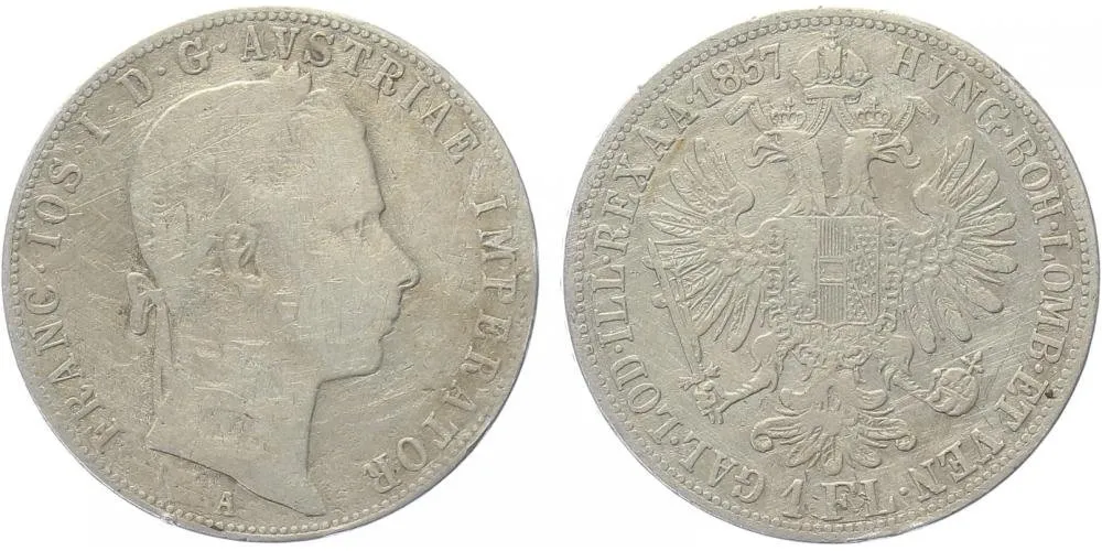 Rakouská a spolková měna, 1857 - 1892 — 1