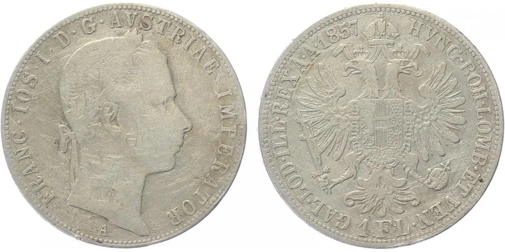 Rakouská a spolková měna, 1857 - 1892 — 1