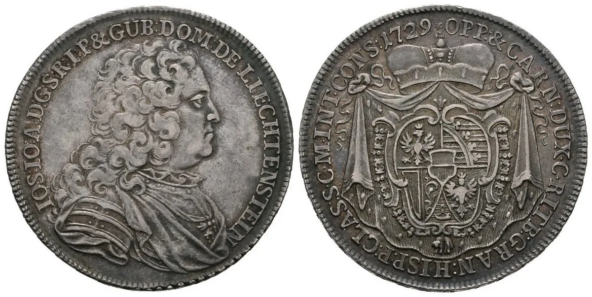 Liechtenstein, Josef Johann Adam, 1721 - 1732 — 1
