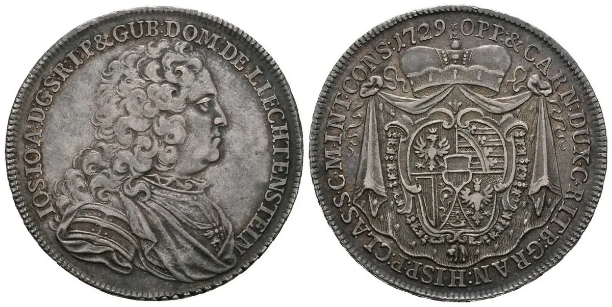 Liechtenstein, Josef Johann Adam, 1721 - 1732 — 1