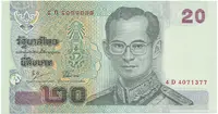 Thajsko, 20 Baht (2003), P.109