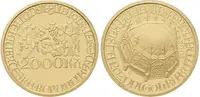 2000 Kč 2002 - Pozdní Gotika - Kašna v Kutné Hoře, PROOF - fotografie 2