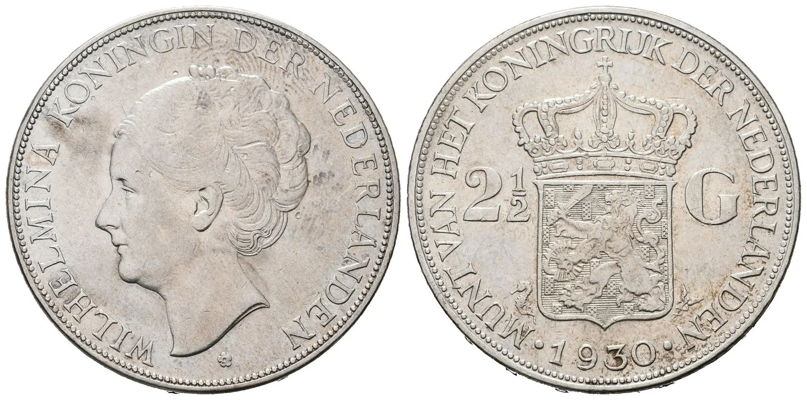Nizozemí, 2 1/2 Gulden 1830
