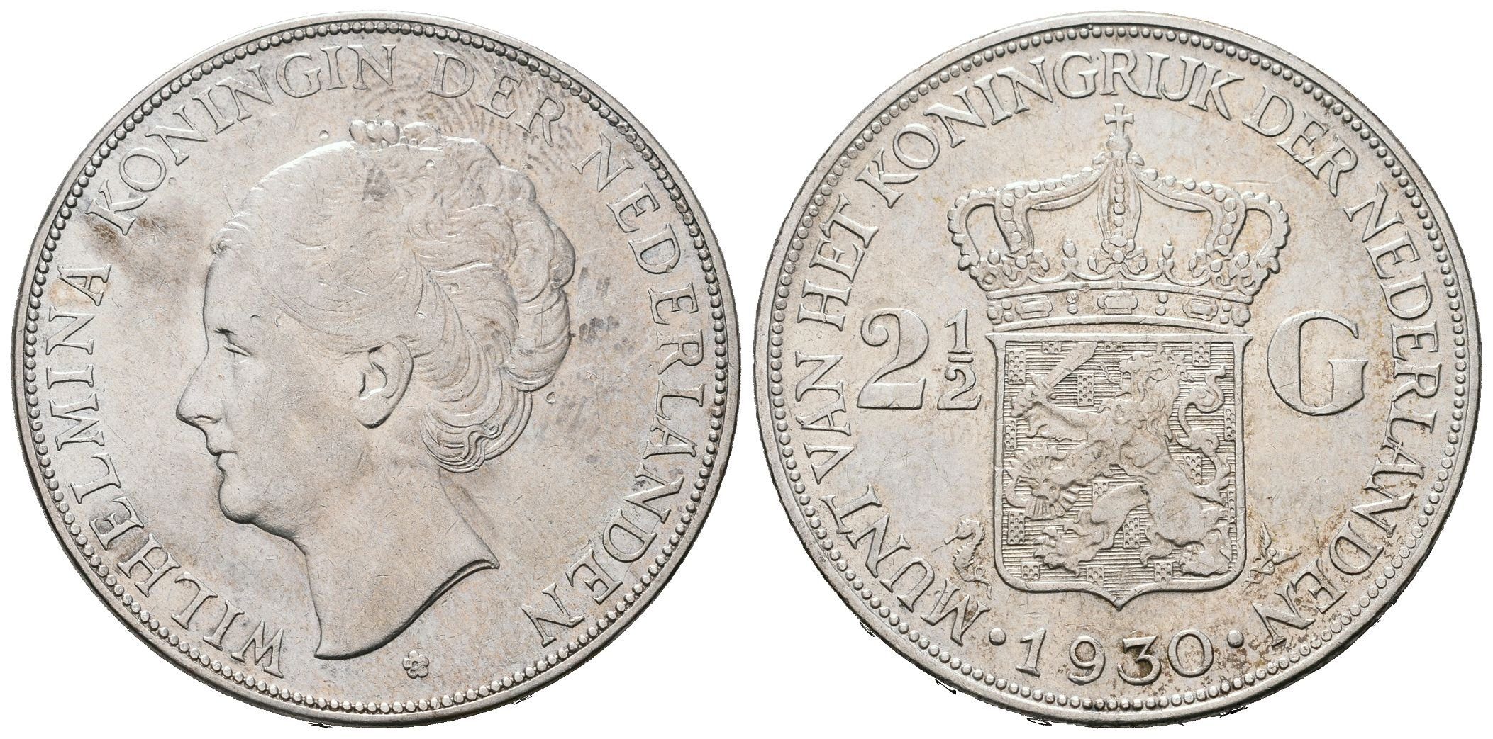 Nizozemí, 2 1/2 Gulden 1830