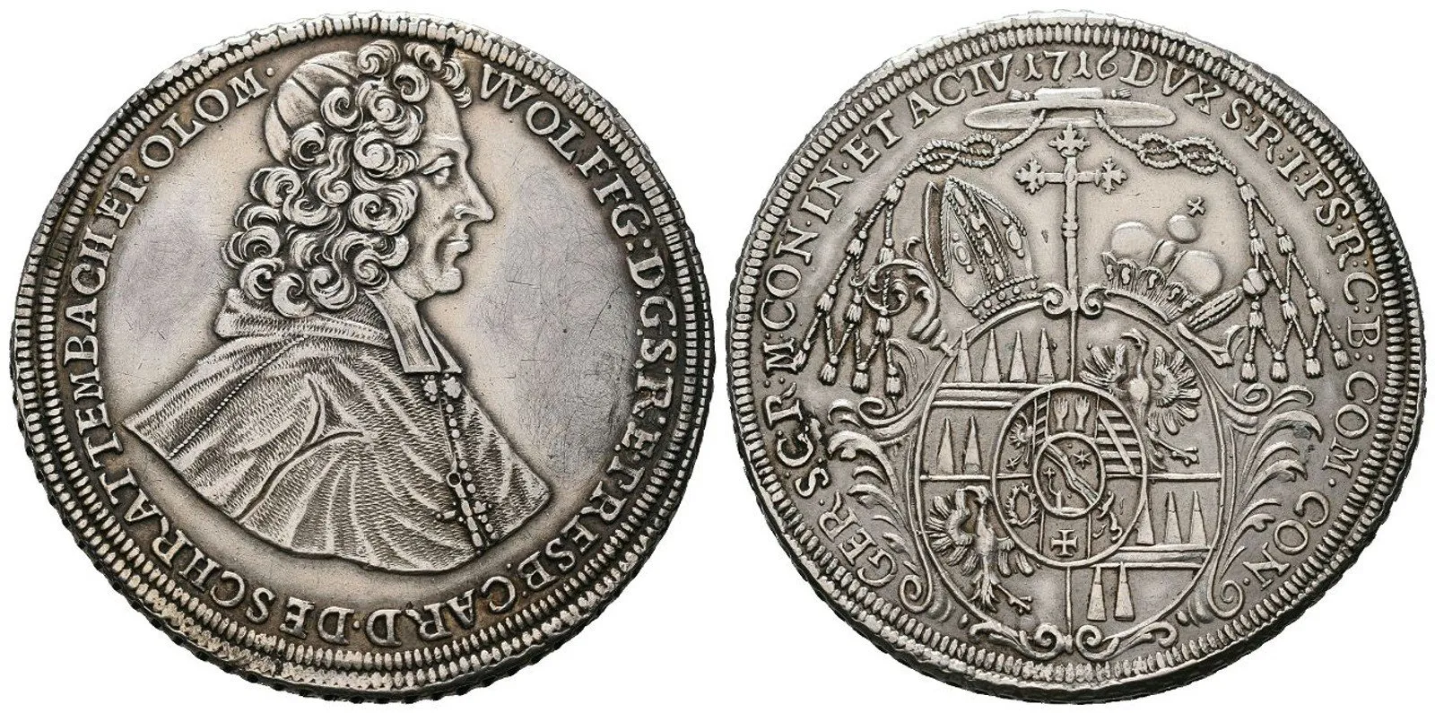 Olomouc - biskupství, Wolfgang von Schrattenbach, 1711 - 1738 — 1