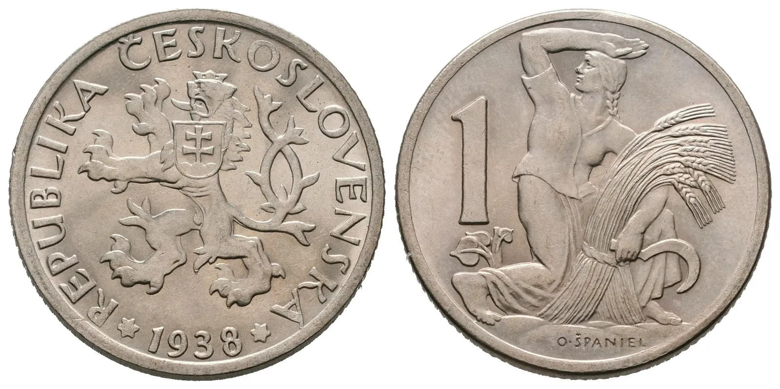 1 Koruna 1938