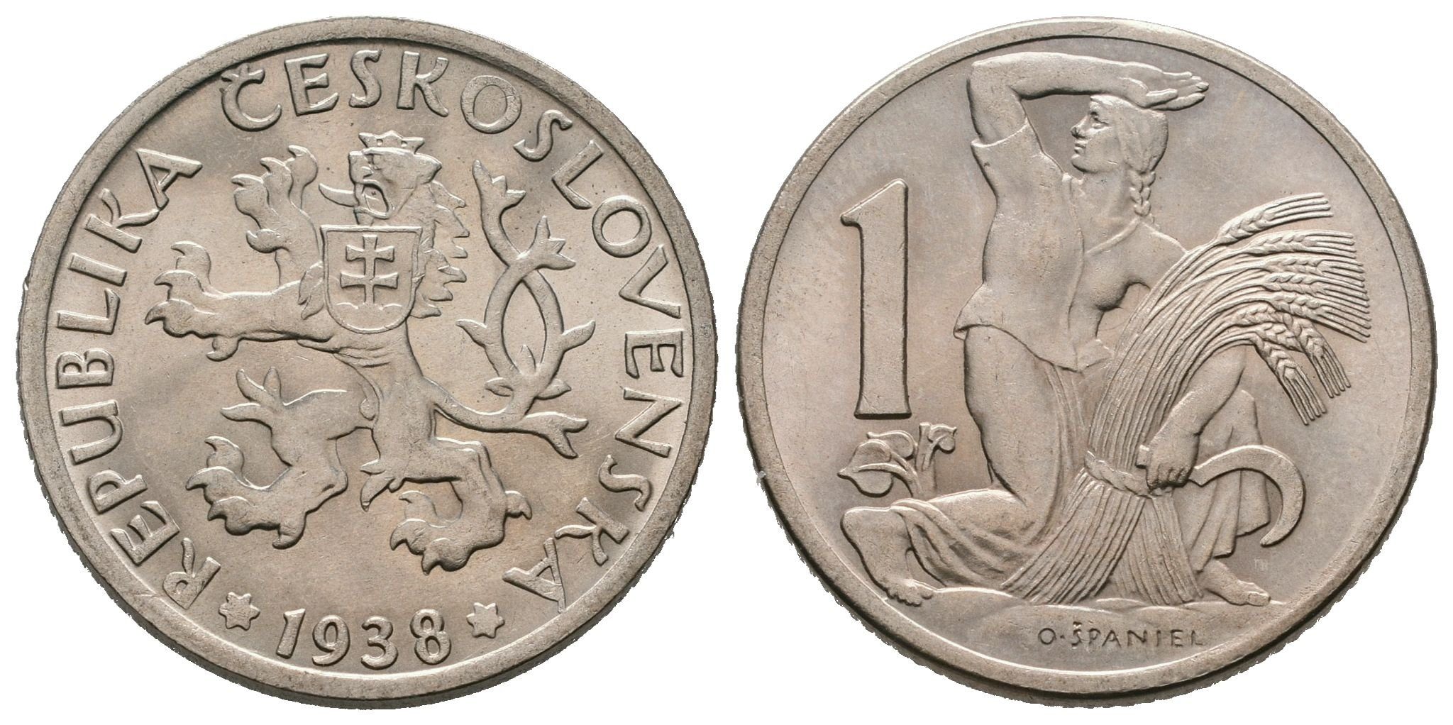 1 Koruna 1938