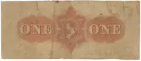 USA, Tennessee, Knoxville, The Bank of East Tennessee, 1 Dollar 1. 1. 1855 - fotografie 2