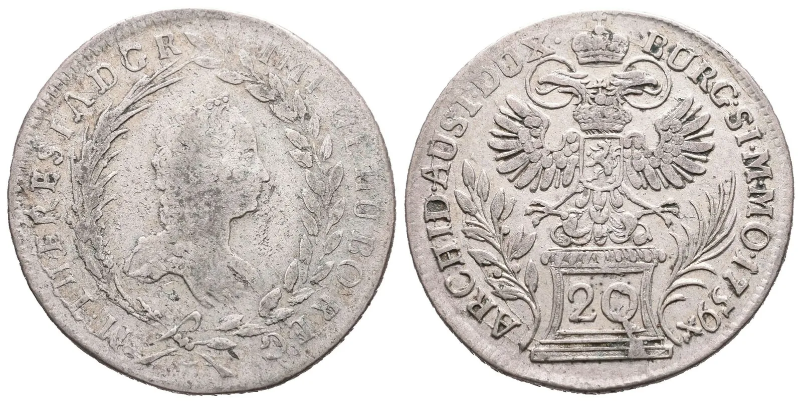 Marie Terezie, 20 Krejcar 1759, Praha