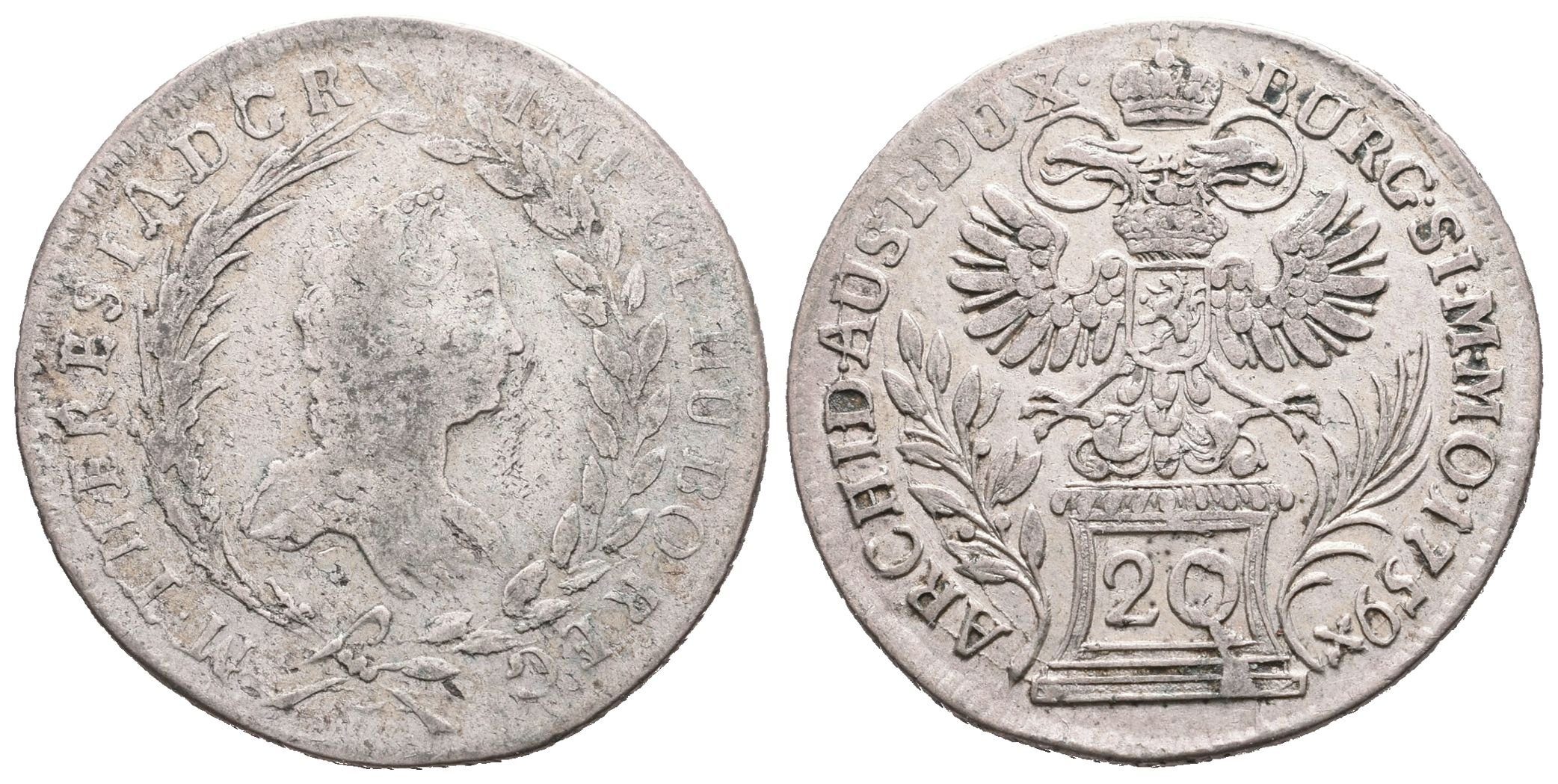Marie Terezie, 20 Krejcar 1759, Praha