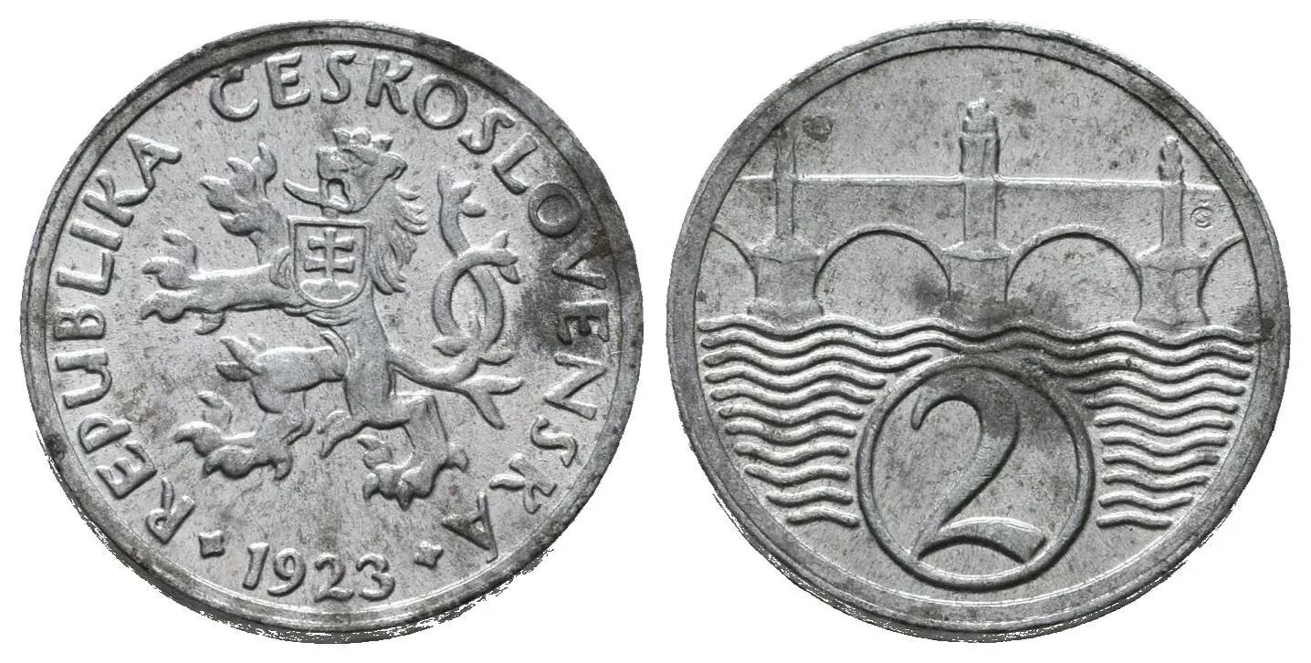 2 Haléř 1923