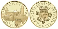 Medaile 2010 (Oplištil) - Hrad Křivoklát.Au 0,999, 22 mm (7,78 g), kapsle, certifikát, — 1