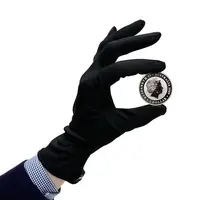 Rukavice černé numismatické - Mikrovlákno - Leuchtturm - fotografie 4
