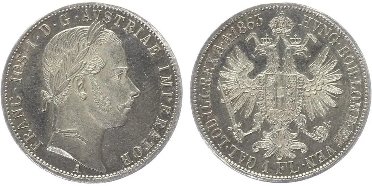 Rakouská a spolková měna, 1857 - 1892 — 1