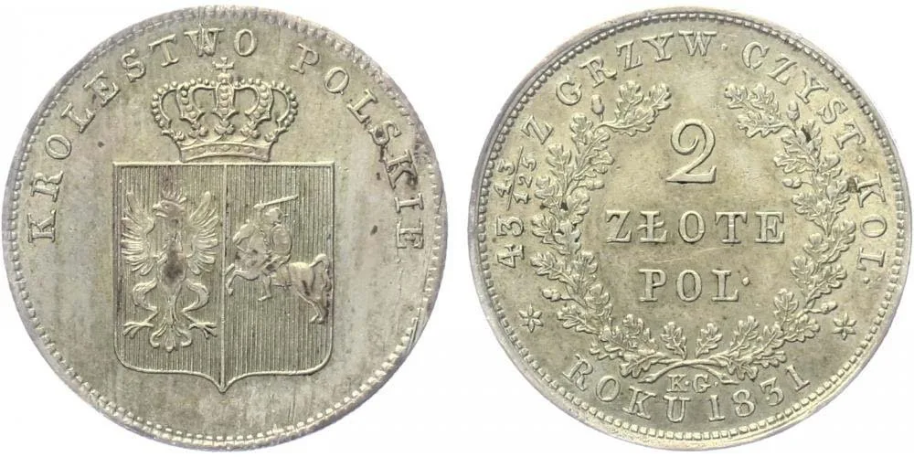 Ražby pro Polsko, Mikuláš I., 1825 - 1855 — 1