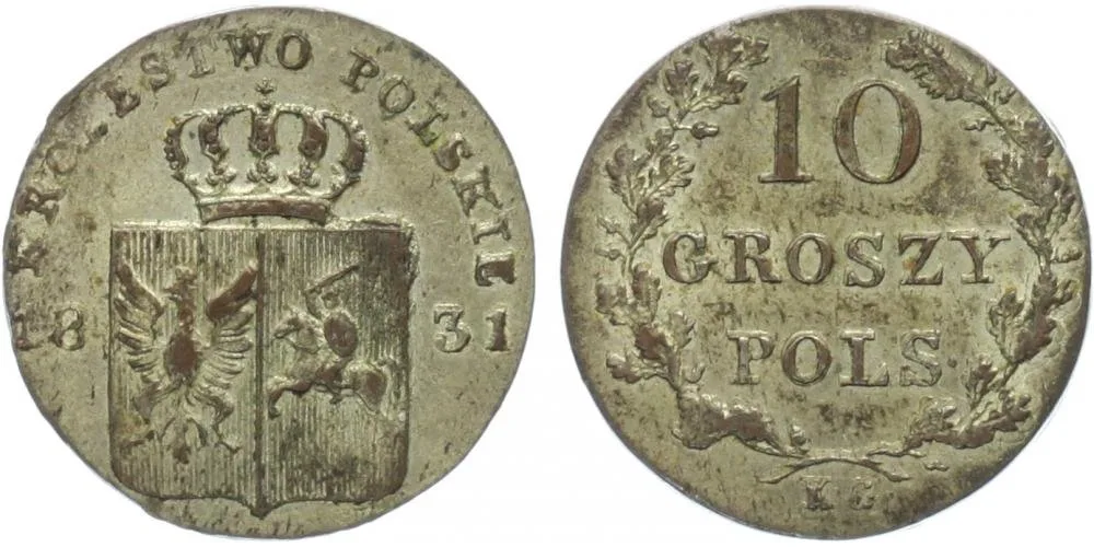 Ražby pro Polsko, Mikuláš I., 1825 - 1855 — 1