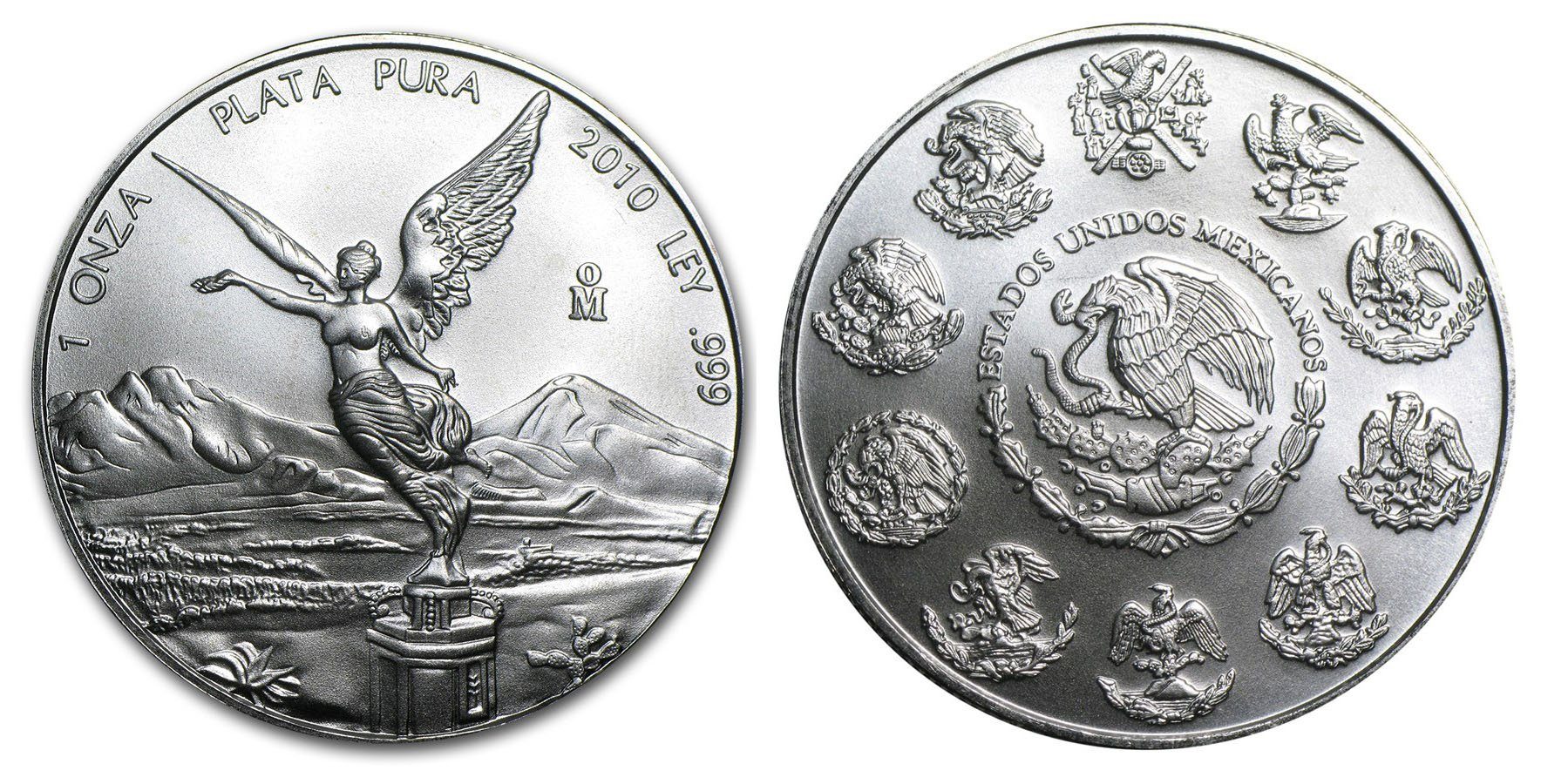 Mexiko, Stříbrná mince Libertad 2010