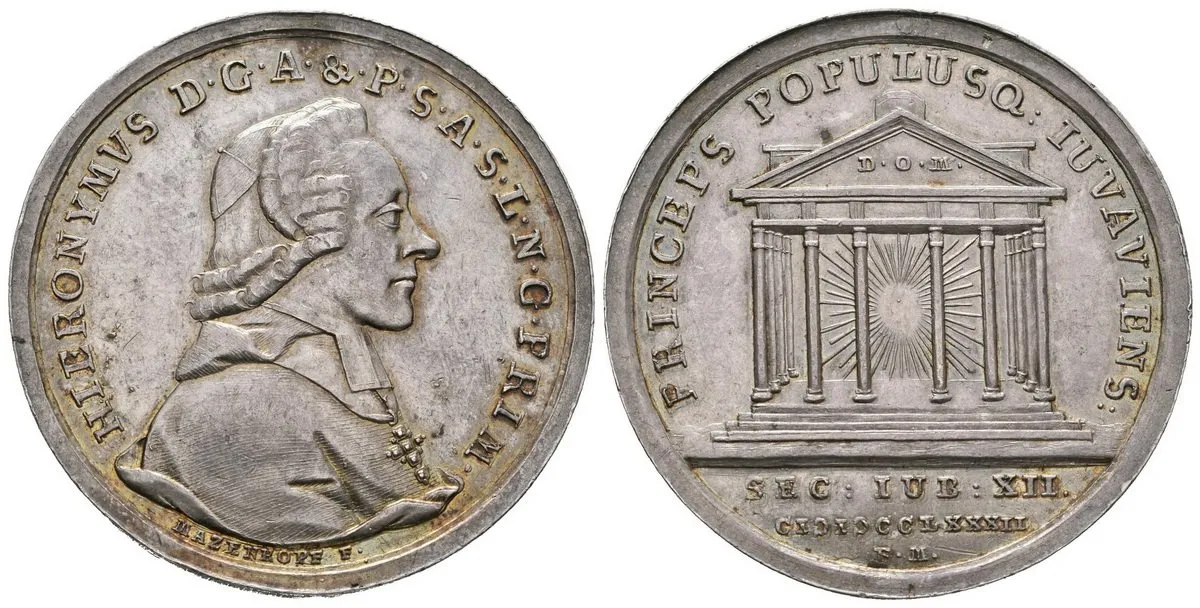 Salzburg - arcibiskupství, Hyeronymus Colloredo, 1772 - 1803 — 1