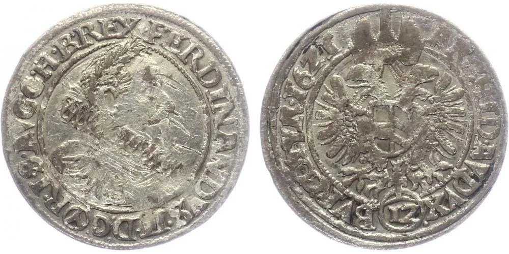 Ferdinand II., 1619 - 1637 (Mince kiprová) — 1