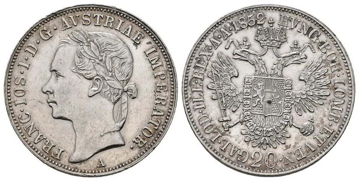 Konvenční měna, 1848 - 1857 — 1