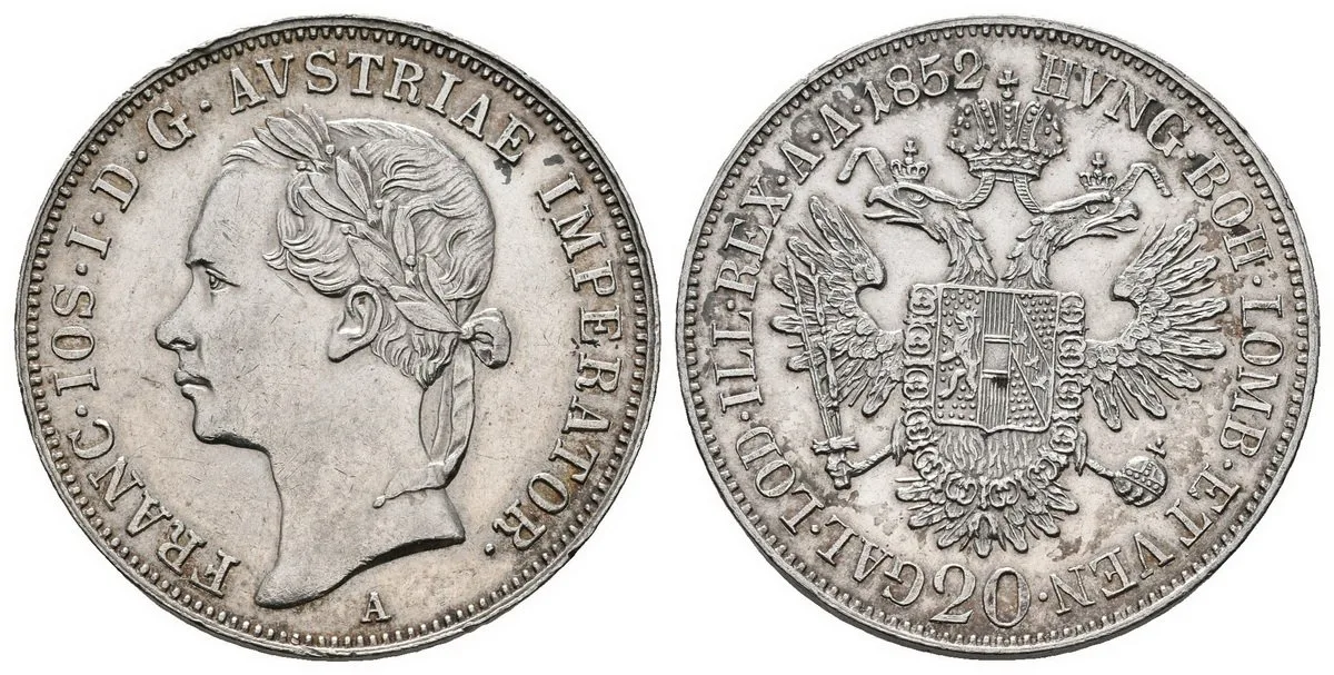 Konvenční měna, 1848 - 1857 — 1
