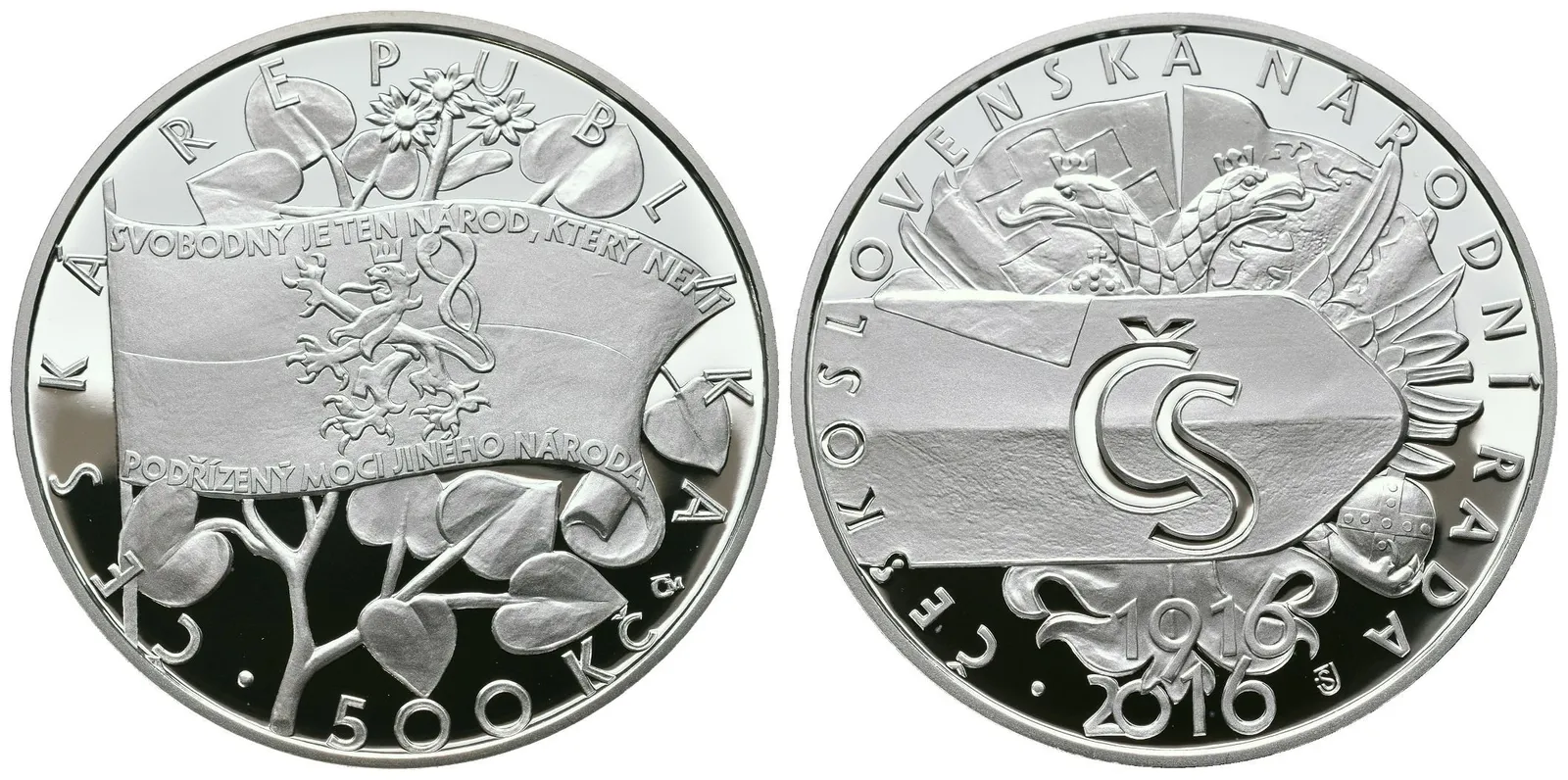 500 Kč 2016 - Čs. národní rada - BK