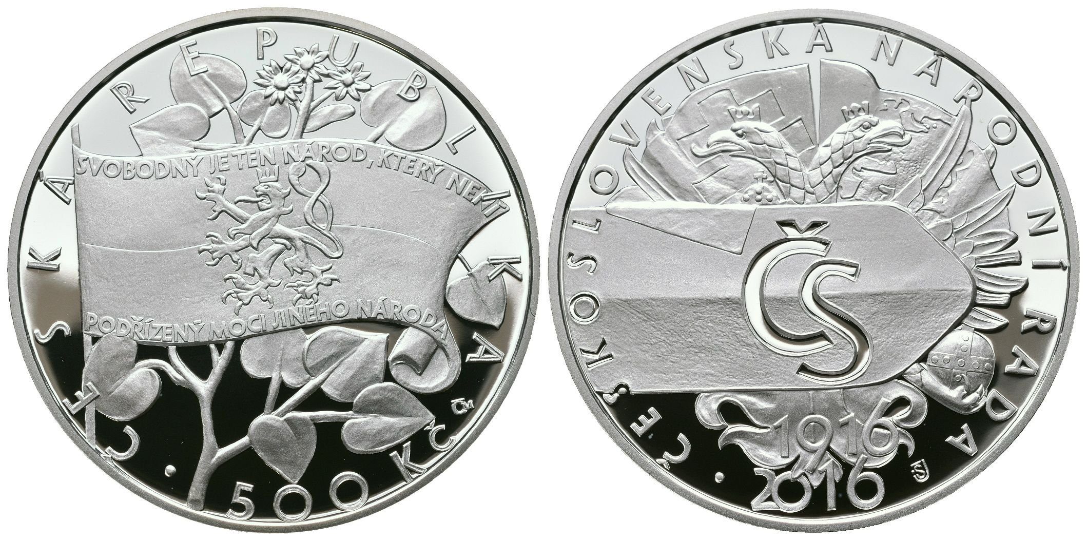 500 Kč 2016 - Čs. národní rada - BK