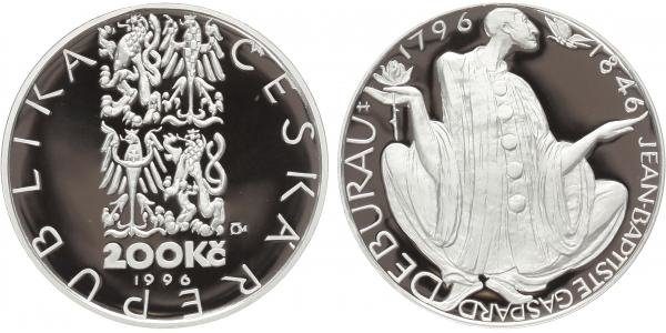 200 Kč 1996 -  Jean-Baptiste Gaspard Deburau, PROOF