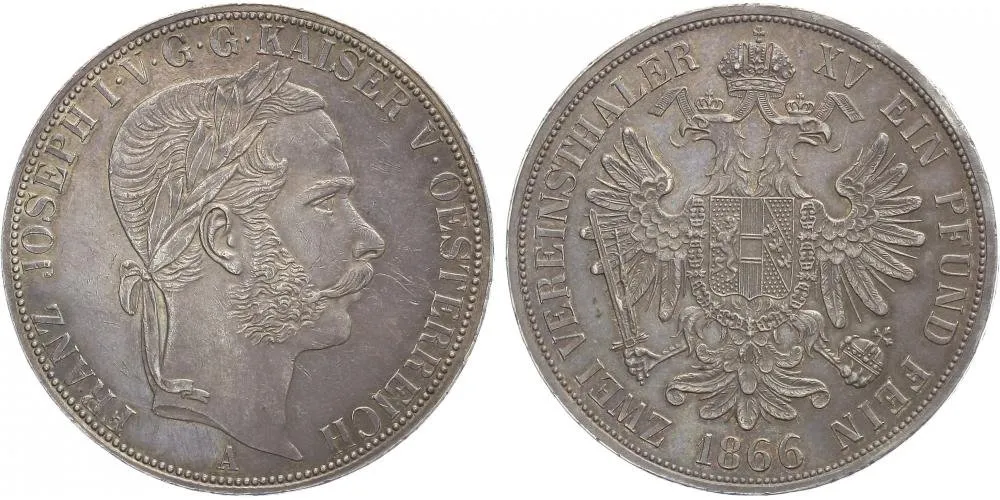 Rakouská a spolková měna, 1857 - 1892 — 1