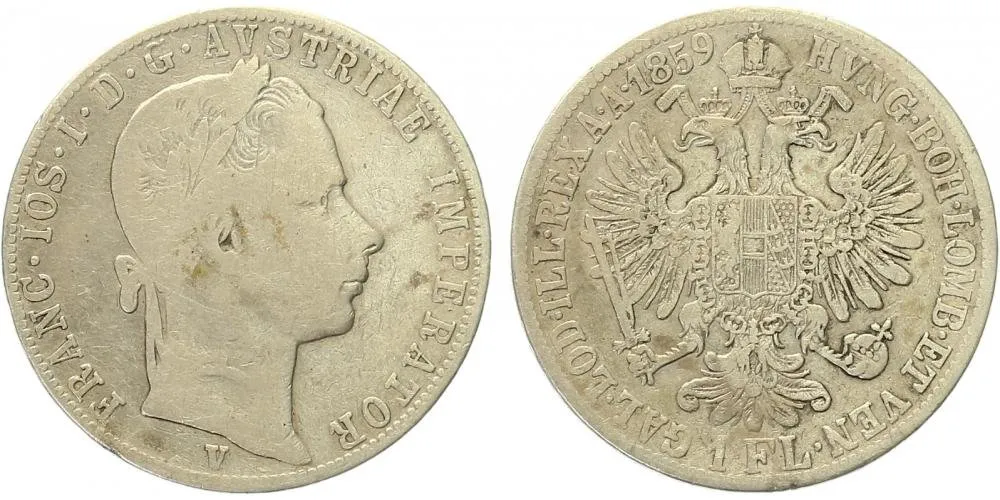 Rakouská a spolková měna, 1857 - 1892 — 1
