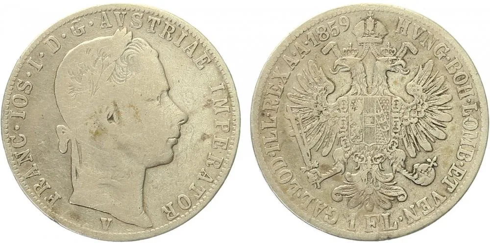 Rakouská a spolková měna, 1857 - 1892 — 1