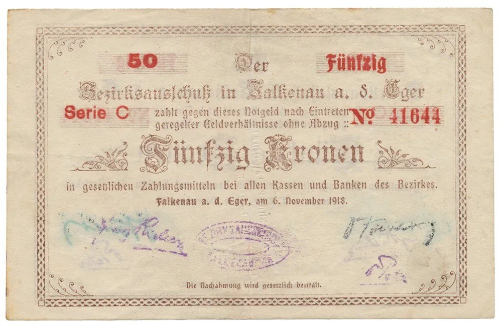 Nouzovky české od roku 1914 — 1