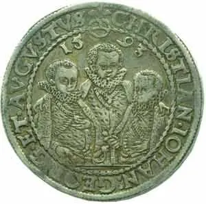 Sasko, Christian II., Johann Georg I. a August, 1591 - 1611 — 1
