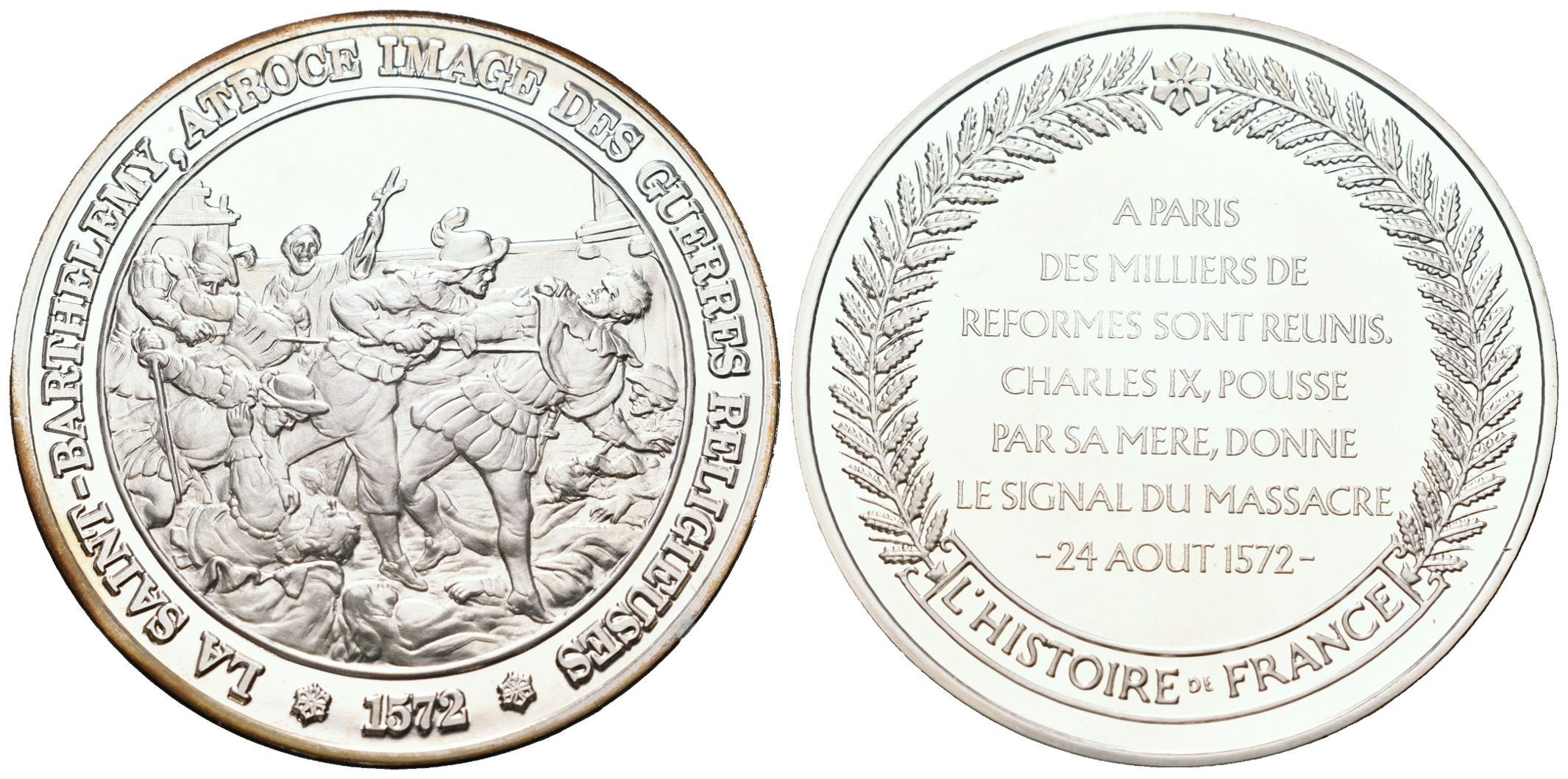 Francie - AR Medaile b.l. - La St-Barthélémy