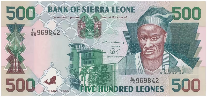 Sierra Leone, 500 Leones 2003, P.23c