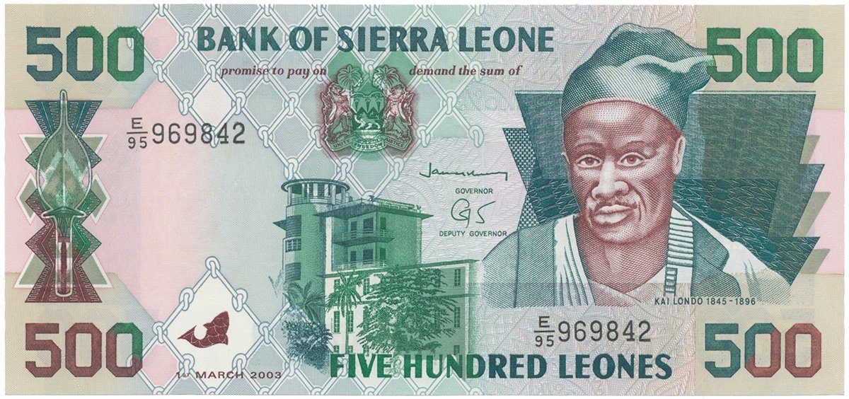 Sierra Leone, 500 Leones 2003, P.23c