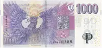 1000 Koruna 2008/2023, série R 10, s pamětním přítiskem 30 let ČNB,1993-2023 - fotografie 3
