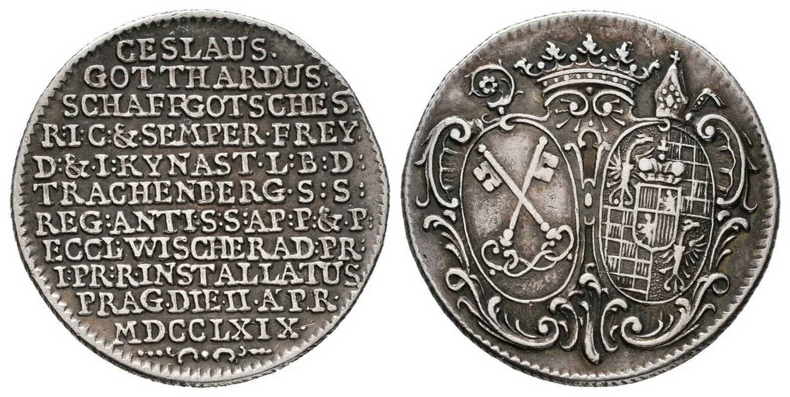 Praha - Vyšehrad, Česlav Gotthard hrabě Schafgotsche, 1769 - 1781 — 1