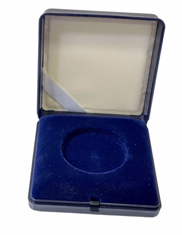 Etue na medaili, ČM, průměr 39 mm, plast