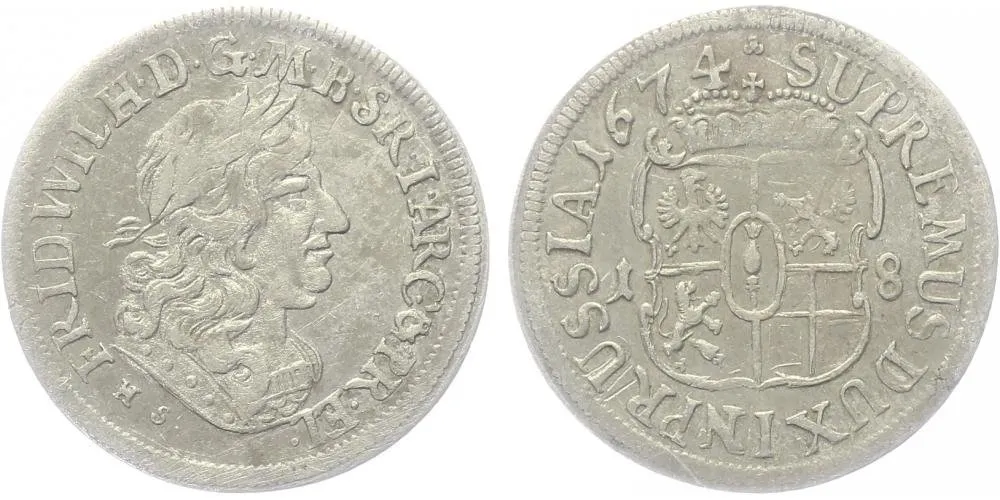 Brandenburg - Preussen, Friedrich Wilhelm, 1640 - 1688 — 1