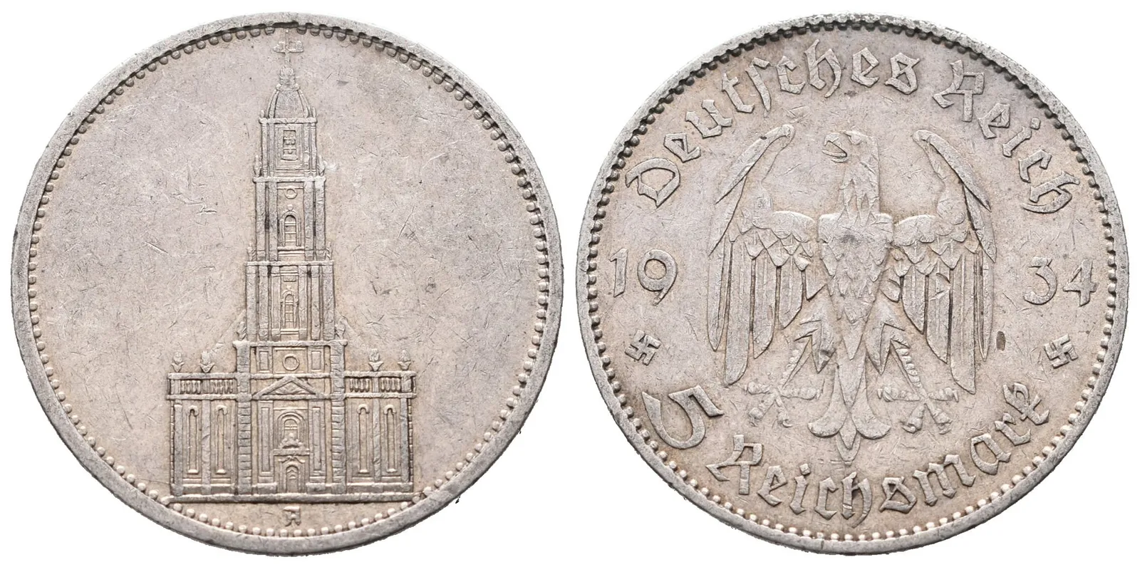 III. říše, 5 Marka 1934 A