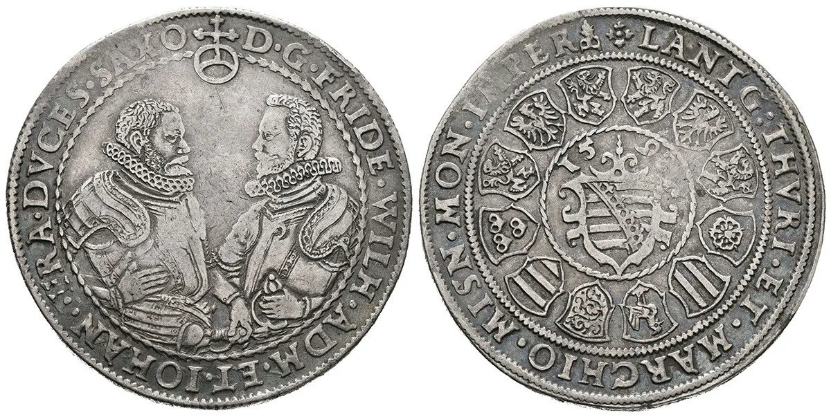 Sasko - Weimar, Friedrich Wilhelm I. a Johann III., 1573 - 1603 — 1