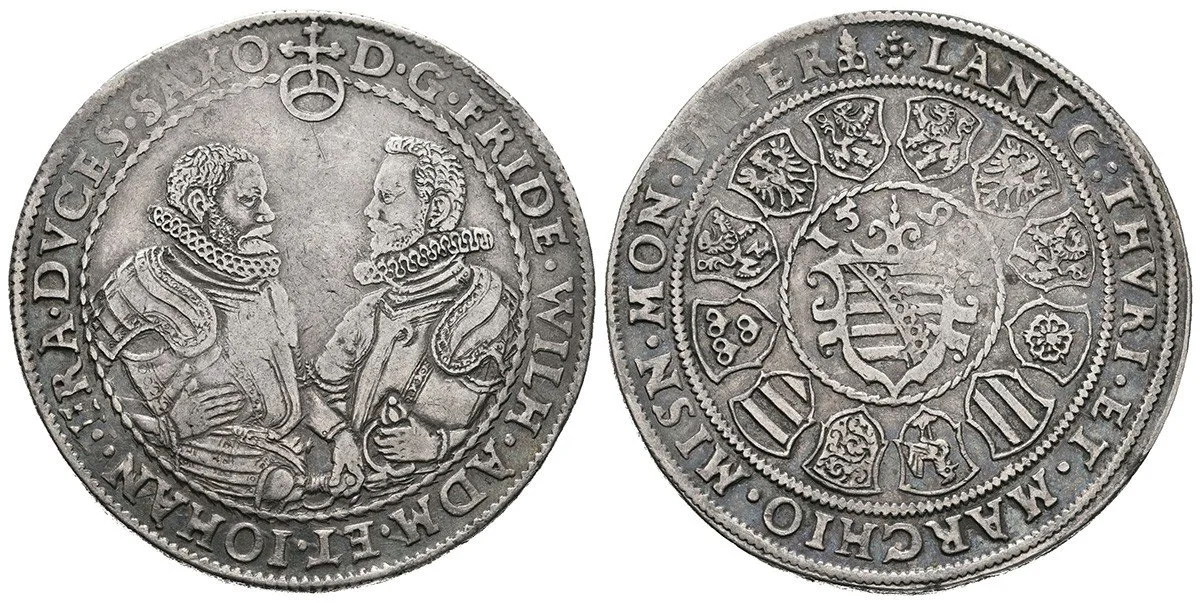 Sasko - Weimar, Friedrich Wilhelm I. a Johann III., 1573 - 1603 — 1